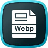 webp creativo icona design vettore