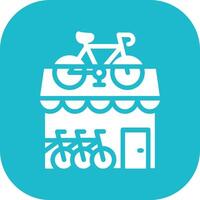 bicicletta negozio vettore icona