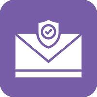 e-mail sicurezza vettore icona
