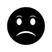 Icona di vettore Emoji arrabbiato