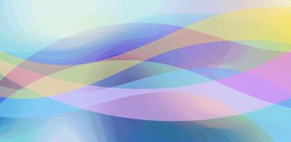 blu astratto sfondo con colorato onda forme azione illustrazione vettore