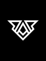 pap monogramma logo vettore