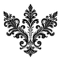 mano disegnato nero linea Vintage ▾ calligrafico vortici, distintivi. angoli decorativo ornato fiorisce elementi confine telaio vettore