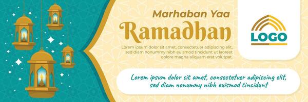 gratuito bellissimo Ramadan modello vettore