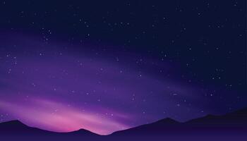 stellato notte cielo sfondo Perfetto combinazione di scienza e arte vettore