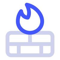 firewall icona per ragnatela, app, uix, infografica, eccetera vettore