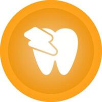 icona di vettore di mal di denti