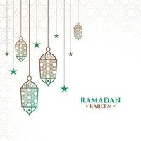 decorativo Ramadan kareem sfondo design vettore