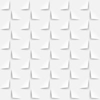 sfondo bianco stile carta 3d, modello senza soluzione di continuità vettore