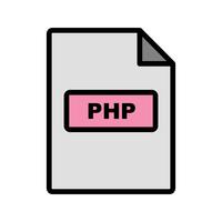 Icona di vettore di PHP