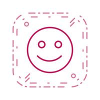 Emoticon felice icona vettoriale