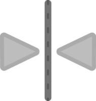 Flip grigio scala icona vettore