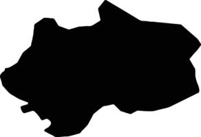edinet moldova silhouette carta geografica vettore
