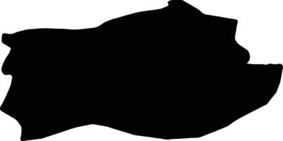 ilirska bistrica slovenia silhouette carta geografica vettore