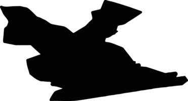keguma Lettonia silhouette carta geografica vettore