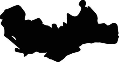 namangan Uzbekistan silhouette carta geografica vettore