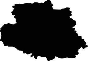 vinnytsya Ucraina silhouette carta geografica vettore