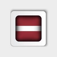 Lettonia bandiera pulsante piatto design vettore