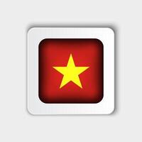 Vietnam bandiera pulsante piatto design vettore