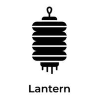 ottenere il tuo hold su Questo creativamente progettato icona di Cinese lanterna vettore