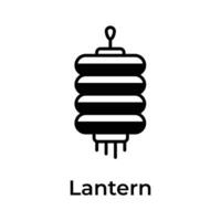 ottenere il tuo hold su Questo creativamente progettato icona di Cinese lanterna vettore