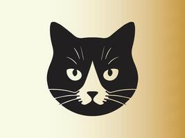 gatto logo design icona simbolo vettore modello