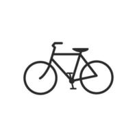 vettore icona bicicletta