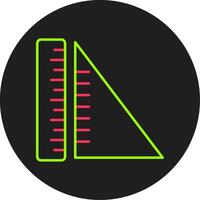 geometria glifo cerchio icona vettore