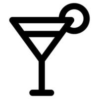 cocktail icona cibo e bevande per ragnatela, app, uix, infografica, eccetera vettore