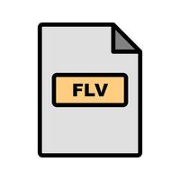 Icona di vettore FLV