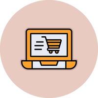 e-commerce vecto icona vettore