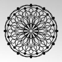 vettore cerchio astratto rotondo. stile mandala. eps 10