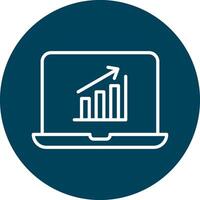 statistiche vecto icona vettore