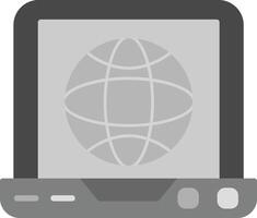 il computer portatile Internet vettore icona