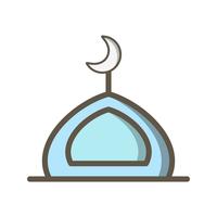 Icona di vettore della moschea