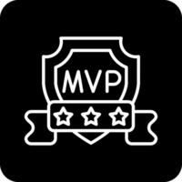 mvp vettore icona