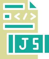 javascript file vettore icona