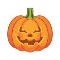 zucca di halloween jack-o-lantern illustrazione vettore