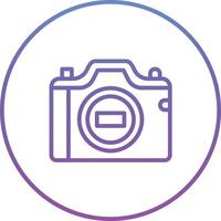 mirrorless telecamera vettore icona