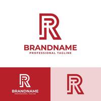 lettera rj moderno logo, adatto per attività commerciale con rj o jr iniziali vettore