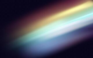 un' impostato di colorato vettore lente, cristallo arcobaleno leggero e bagliore trasparente sovrapposizione.effetti per sfondi.