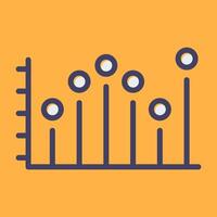 statistiche vettore icona