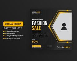 banner di vendita di moda creativa post sui social media e design di banner web download gratuito vettore