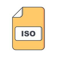Icona di vettore ISO