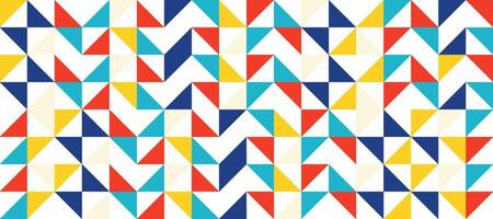astratto colorato triangolo mosaico decorativo design sfondo vettore