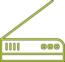 scanner vecto icona vettore