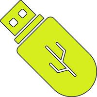 USB vecto icona vettore