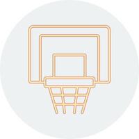 pallacanestro cerchio vecto icona vettore