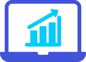 statistiche vecto icona vettore