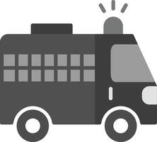 polizia furgone vecto icona vettore